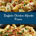 Buffalo Chicken Alfredo Penne Recipe