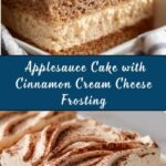 Applesauce Cake with Cinnamon Cream Cheese Frosting Recipe