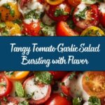 Tomato Garlic Salad Recipe