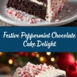 Festive Peppermint Chocolate Cake Recipe