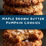 Brown Butter and Maple Chewy Pumpkin Cookies Recipe