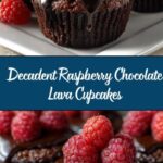 Raspberry Chocolate Lava Cupcakes Recipe