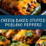 Baked Stuffed Poblano Peppers Recipe