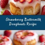 Strawberry Buttermilk Doughnuts Recipe
