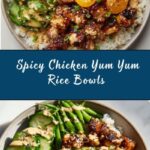 Spicy Chicken Yum Yum Rice Bowls Recipe