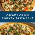 Creamy Cajun Chicken Pasta Soup Recipe