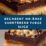 No-Bake Shortbread Fudge Slice Recipe