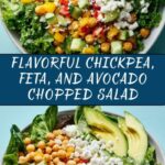 Chopped Salad with Chickpeas, Feta, and Avocado Recipe