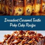 Caramel Turtle Poke Cake Recipe