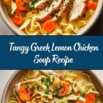 Greek Lemon Chicken Soup for a Zesty Comforting Meal Recipe