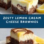 Lemon Cream Cheese Brownies Recipe