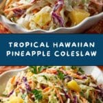 Hawaiian Pineapple Coleslaw Recipe