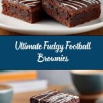 Fudgy Football Brownies Recipe