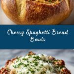Personal Spaghetti Bread Bowls Recipe