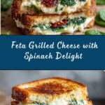 Feta Grilled Cheese Sandwich with Spinach Recipe