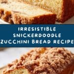 Snickerdoodle Zucchini Bread with Coconut Oil Recipe