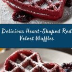 Heart-Shaped Red Velvet Waffles Recipe