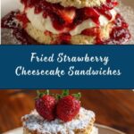 Fried Strawberry Cheesecake Sandwiches Recipe