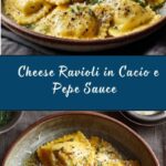 Ravioli With Pears & Cheese in Cacio e Pepe Sauce Recipe
