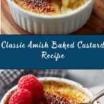 Amish Baked Custard Recipe