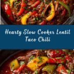 Slow Cooker Lentil Taco Chili Recipe