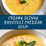 Skinny Broccoli Cheddar Soup Recipe