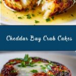 Cheddar Bay Crab Cakes with Lemon Butter Drizzle Recipe