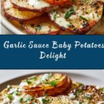 Creamy Garlic Sauce Baby Potatoes Recipe