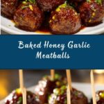 Baked Honey Garlic Meatballs Recipe