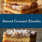 Almond Croissant Blondies Recipe