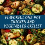 One Pot Chicken and Vegetables Skillet Recipe