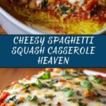 Cheesy Vegetarian Spaghetti Squash Casserole Recipe
