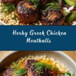 Herby Greek Chicken Meatballs Recipe