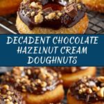 Chocolate Hazelnut Cream Doughnuts Recipe