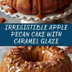 Apple Pecan Cake With Caramel Glaze Recipe