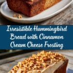 Hummingbird Bread with Cinnamon Cream Cheese Frosting Recipe