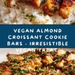 Vegan Almond Croissant Cookie Bars Recipe