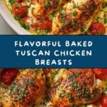 Baked Tuscan Chicken Breasts Recipe
