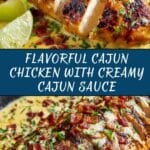 Cajun Chicken with Creamy Cajun Sauce Recipe