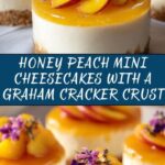 Peaches and Hay Mini Cheesecakes with Honey Recipe