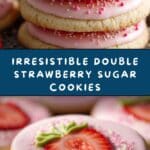 Double Strawberry Sugar Cookies Recipe