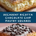 Ricotta Chocolate Chip Pastry Squares Recipe