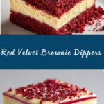 Homemade Red Velvet Brownie Dippers Recipe