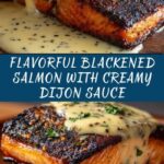 Blackened Salmon with Creamy Dijon Sauce Recipe
