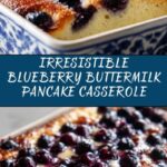 Blueberry Buttermilk Pancake Casserole Recipe