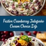 Holiday Cranberry Jalapeño Cream Cheese Dip Recipe