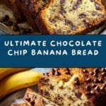 Super Moist Chocolate Chip Banana Bread Recipe