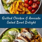 Grilled Chicken & Avocado Salad Bowl Recipe