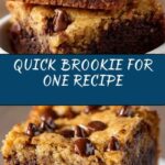 Brookie For One Recipe