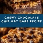 Healthy Chocolate Chip Oat Bars Recipe